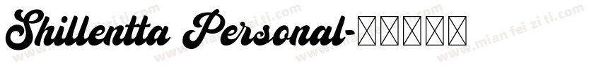 Shillentta Personal字体转换